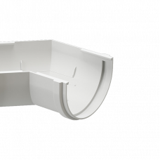 Угол желоба универсальный 135° Docke PREMIUM D120 Пломбир RAL9003