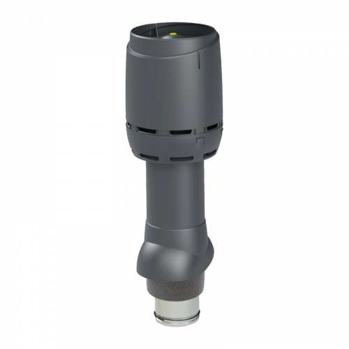 Вентиляционный выход FLOW 125/IS/700 Vilpe RR23 / RAL7015 Серый изолированный