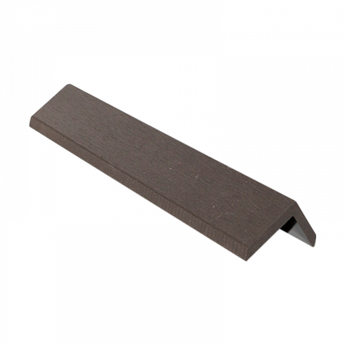 Профиль угловой CM Decking NATUR ДПК под дерево Чёрное дерево, 50x38 2000 мм