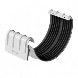 Соединитель желоба Docke STAL PREMIUM D125 RAL9010 Пломбир