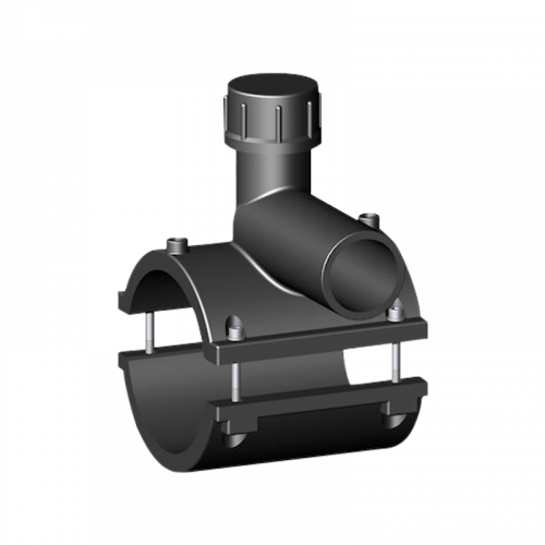 Седелка электросварная с фрезой для врезки D63/25 SDR11 Eurostandard