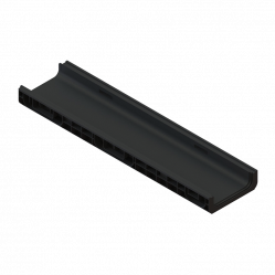 Канал (лоток) водоотводный ЛВ-20.26.08 PolyMax Basic пластиковый 8510 1000x256 мм H=80 мм Standartpark