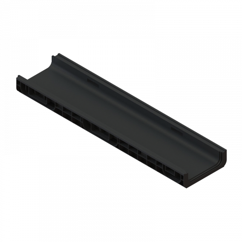 Канал (лоток) водоотводный ЛВ-20.26.08 PolyMax Basic пластиковый 8510 1000x256 мм H=80 мм Standartpark