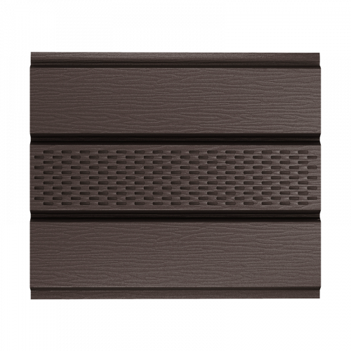 Софит с центральной перфорацией AquaSystem 0,5 мм покрытие GreenCoat Pural Matt BT RR32