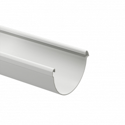 Желоб Docke LUX D141 Пломбир RAL9003 3000 мм