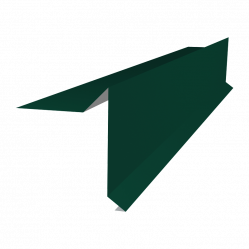 Ветровая планка PE 0,4 мм RAL6005 2000 мм