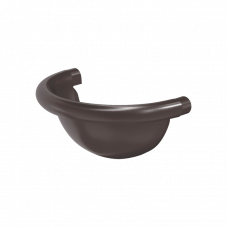 Заглушка желоба полукруглая AquaSystem D125 RR32