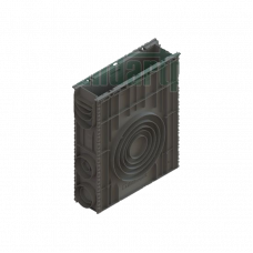 Пескоуловитель с низким бортом ПУС-10.16.62-ПП PolyMax Basic пластиковый сборный 808007 500x156 мм H=600 мм Standartpark