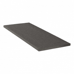 Подступенок универсальный CM Decking ДПК мелкий вельвет Чёрное дерево, 3000x150x9,5 мм