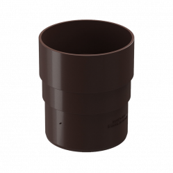 Муфта трубы соединительная Docke PREMIUM D85 Шоколад RAL8019