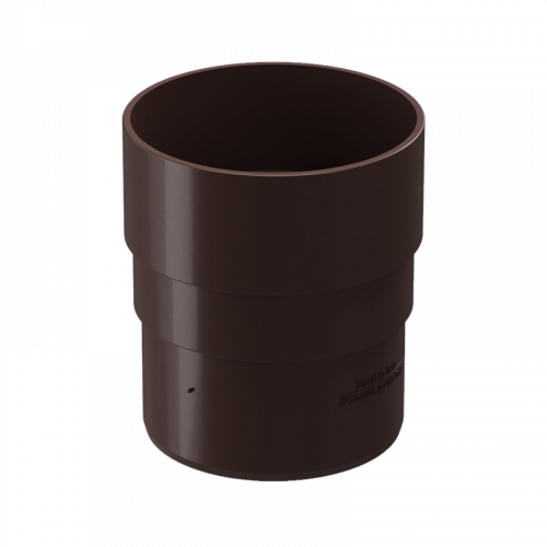 Муфта трубы соединительная Docke PREMIUM D85 Шоколад RAL8019