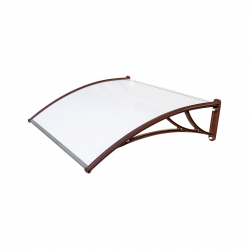 Защитный козырек матовый Fakro 93x28 STOPrain® Молочный 120 см.