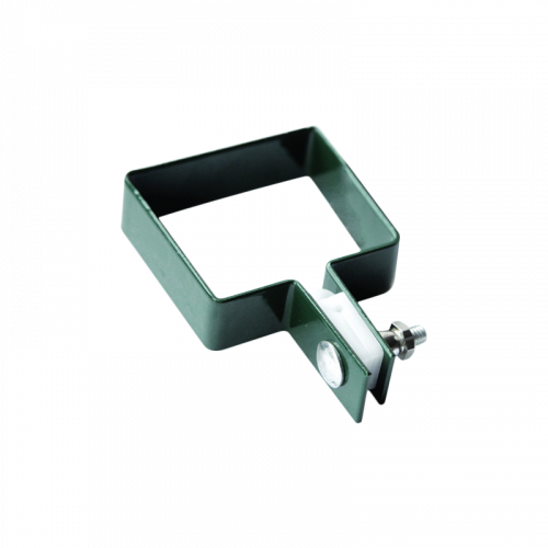 Крепеж односторонний с болтом и гайкой Каскад Люкс Zn + ППК RAL6005 80x80 мм