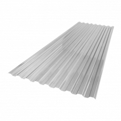 Поликарбонат профилированный Борекс 1,3 мм 2000x1050 трапеция 70x13 прозрачный