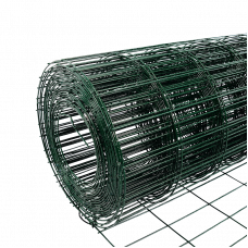 Сетка сварная Каскад Zn + ПВХ RAL6005 ячейка 50x100 1800 мм x 15 м