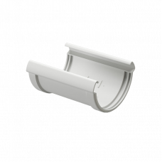 Соединитель желоба Docke LUX D141 Пломбир RAL9003