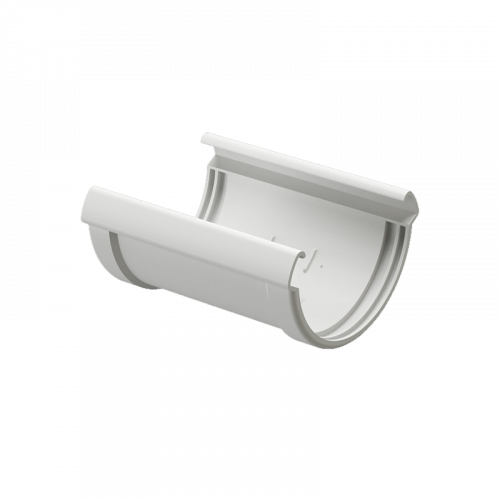Соединитель желоба Docke LUX D141 Пломбир RAL9003