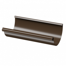 Желоб Docke STAL PREMIUM D125 RAL8017 Каштан 3000 мм