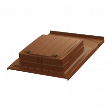 Люк кровельный UNIROOF Vilpe RR750 Кирпичный 1180x900 мм