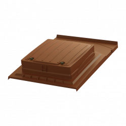 Люк кровельный UNIROOF Vilpe RR750 Кирпичный 1180x900 мм