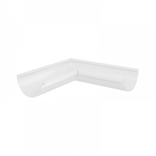 Угол желоба внутренний 90° Металл Профиль МП Престиж D150 RAL9010 Белый