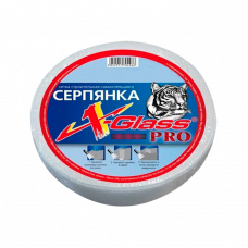 Лента армирующая X-Glass Серпянка 45 мм ролик 90 м. самоклеящаяся Белый