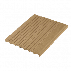 Ступень UnoDeck ДПК крупный вельвет Медовый клен, 3000x345x23 мм