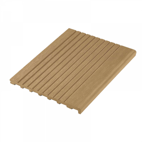 Ступень UnoDeck ДПК крупный вельвет Медовый клен, 3000x345x23 мм