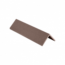 Профиль угловой CM Cladding BARK ДПК кора дерева Мербау, 70x70 2000 мм