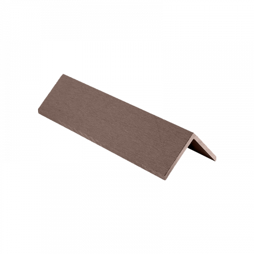 Профиль угловой CM Cladding BARK ДПК кора дерева Мербау, 70x70 2000 мм
