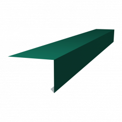 Карнизная планка PE 0,4 мм RAL6005 2000 мм