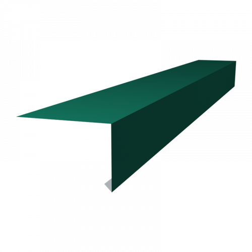 Карнизная планка PE 0,4 мм RAL6005 2000 мм