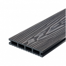 Террасная доска Decking Urban ДПК Жженый кедр, 3000x150x24 мм