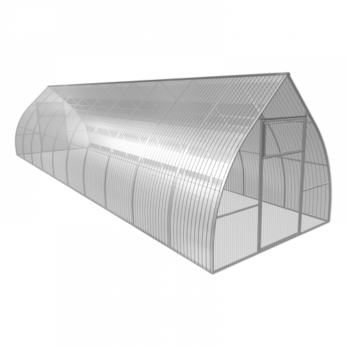Теплица Купольная 10x3 м, каркас 25x25 мм, оцинков.