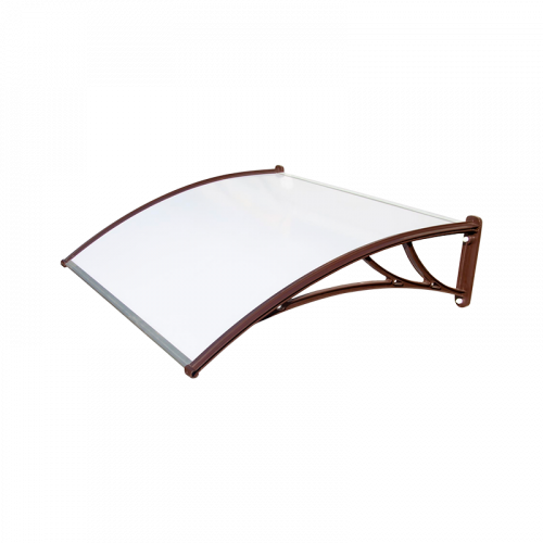Защитный козырек матовый Fakro 93x28 STOPrain® Молочный 150 см.