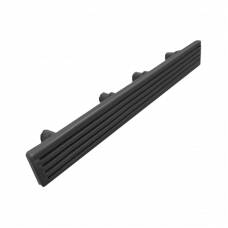 Заглушка доски Вечное Дерево Slim пластик Антрацит/ Палисандр, 140x18 мм