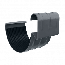 Соединитель желоба Металл Профиль Гранд Систем Lite D125 RAL7024 Графит