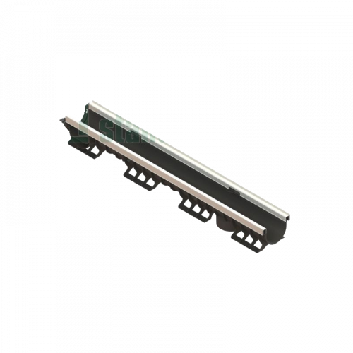 Канал (лоток) водоотводный ЛВ-10.16.12 PolyMax Basic пластиковый усиленный 8027-М 1000x156 мм H=124 мм Standartpark