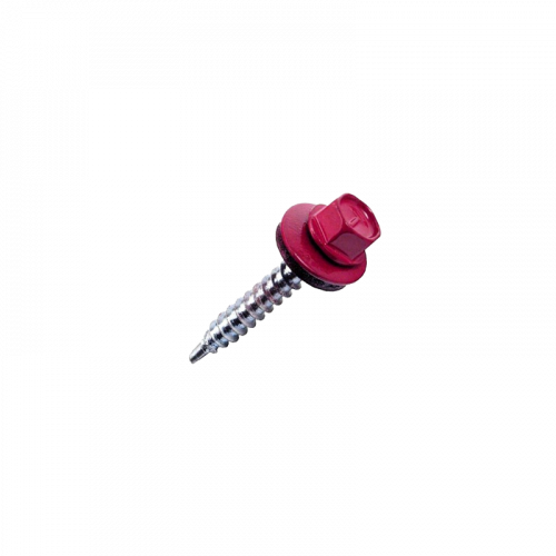 Саморезы кровельные 4,8*35 RAL3005 250 шт.