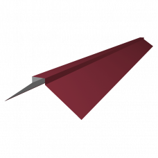 Конек прямой Монтеррей PE 0,4 мм RAL3005 2000 мм