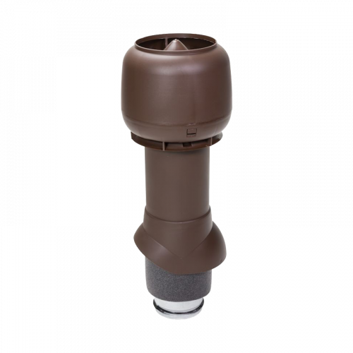 Вентиляционный выход P 125/IS/500 Vilpe RAL8017 Шоколад изолированный
