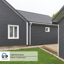Фасадная панель Ю-Пласт StoneHouse Кирпич Графитовый Фасадная панель Ю-Пласт StoneHouse Кирпич Графитовый