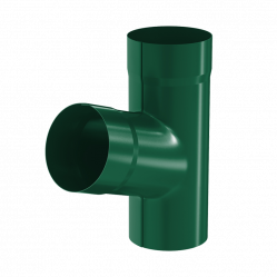 Тройник трубы 72° AquaSystem D90 RAL6005