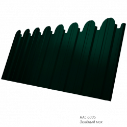 Профнастил Grand Line C10A/B 0,5 мм покрытие Satin® заказной цвет, фигурный