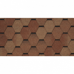 Гибкая черепица Tegola VENETO Terracotta 2,86 м²