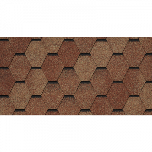 Гибкая черепица Tegola VENETO Terracotta 2,86 м²