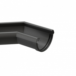 Угол желоба универсальный 135° Docke LUX D141 Графит RAL7024