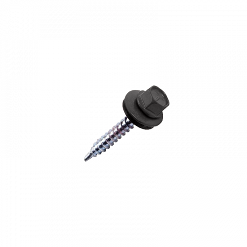 Саморезы кровельные 4,8*35 RAL9005 250 шт.
