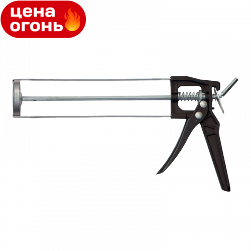Пистолет для герметика скелетный Blast Basic под объем 310 мл. Темно-серый