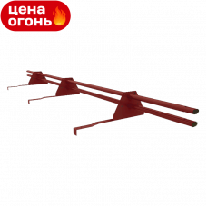 Снегозадержатель трубчатый D-Bork PREMIUM RR29 сечение овальное 45x25 мм 3000 мм